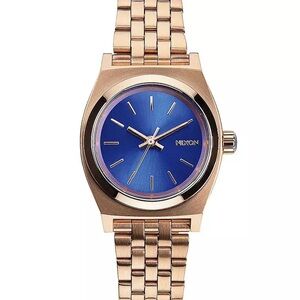 Nixon Small Time Teller Rose Gold / Storm